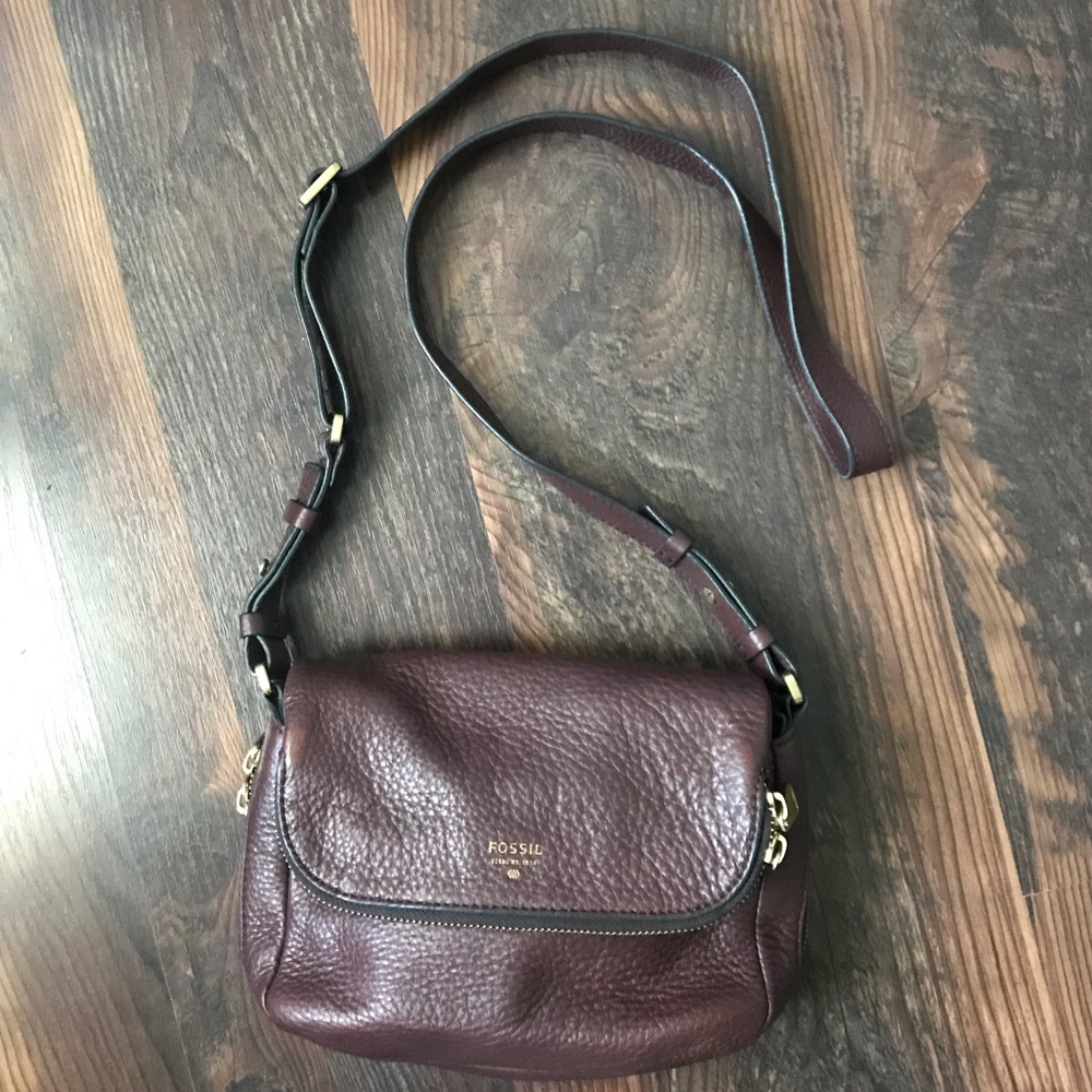 Fossil crossbody purse GENUINE LEATHER